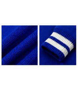 Custom Zeta Phi Beta University <b>Cardigan</b> <b>Men's</b> <b>Long</b> Sleeve Hooded Casual Cotton Knitted Sweater Button Decoration Winter OEM - Product Image 4