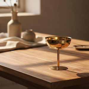 Copa de Martini de Metal Dorado, Copa de Cóctel Multiusos de Acero Inoxidable con Acabado Dorado para Bares, Restaurantes y Entretenimiento en el Hogar - Product Image 5