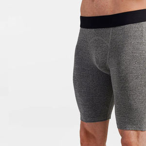 Shorts de compression sportifs pour hommes 2026, motif uni, taille élastique mi-haute, pour entraînement, athlétisme, course à pied, sous-vêtements, service OEM - Product Image 5