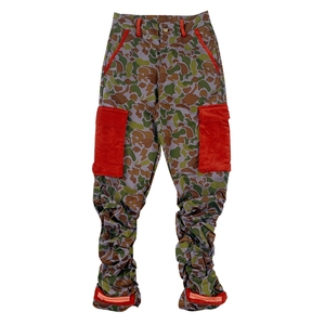 Pantalon de chasse tactique respirant en velours côtelé, décontracté, léger, imperméable, camouflage, pour homme, avec cordon de serrage et boutons - Product Image 1