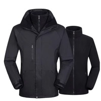 Veste 3 en 1 pour homme, imperméable, coupe-vent, doublure polaire amovible, capuche, hiver, ski, extérieur, bleu, vert, noir, OEM personnalisé