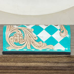 Organisateur de bureau en cuir à motifs, style western, support à stylos pour fournitures de bureau, accessoire de bureau pour stylos et crayons, vente chaude - Product Image 4