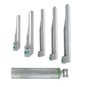 Set de Laringoscopio de Fibra Óptica Miller, Calidad Alemana, Acero Inoxidable, 5 Hojas, Certificado CE e ISO, Proveedor Mayorista - Product Image 3