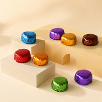 Samengestelde hartvormige chocolade snoepjes met fruit smaken in aangepaste verpakkingen, hoge kwaliteit, groothandel in bulk