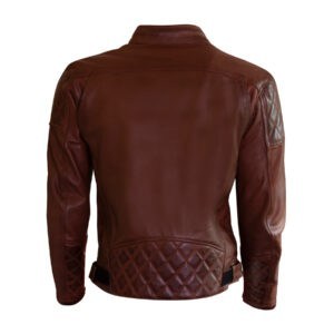 Casual Breathable Vintage <b>Leather</b> Blazer <b>Jacket</b> for Men Office Evening Wear - Product Image 2
