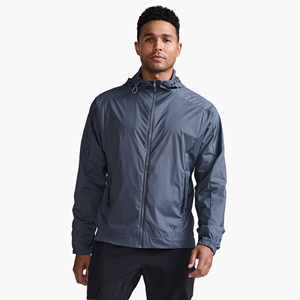 Saleh Enterprises <b>Men's</b> Windbreaker <b>Jacket</b> Waterproof Lightweight Zip-Up Hooded <b>Running</b> Hiking Casual Outdoor Eco-Friendly - Product Image 1