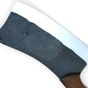 Couteaux à découper de qualité supérieure, robustes, avec lame en acier forgé, manche en bois durable et étui de protection en cuir pour la viande - Product Image 5
