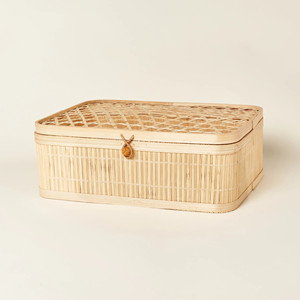 High Quality Bamboo Storage Box Containers <b>Cheap</b> Price Natural Eco Friendly Container <b>Boxes</b> From Factory for Wholesale - Product Image 3
