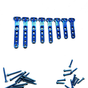 Juego de Instrumentos Quirúrgicos Veterinarios de Acero Inoxidable para Fijación Ósea Ortopédica, con Placa en T de Bloqueo de 2.0mm y Tornillos, 68 Piezas de Alta Calidad - Product Image 2