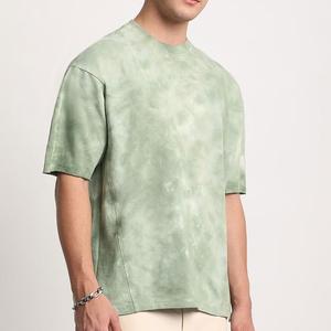 เสื้อยืดคอตตอนคุณภาพสูง หลายสี ไซส์ใหญ่พิเศษ สำหรับผู้ชาย เสื้อยืดออกกำลังกายทรงโอเวอร์ไซส์ เสื้อยืดแบบยูนิเซ็กซ์ เสื้อยืดสั่งทำ เสื้อผ้าสตรีทแวร์ - Product Image 4