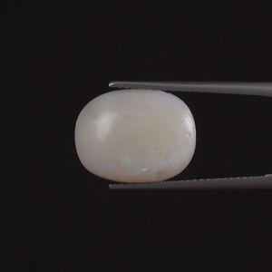 Ópalo Natural Blanco al por Mayor, Gema Suelta de 5.63 Quilates, Corte Cojín 16x12.5mm, Certificado IGI, Tallado a Mano, Pulido, Encerado/Aceitado, Claro - Product Image 1