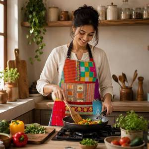 New Arrival Adjustable Pure Cotton <b>Kitchen</b> Chef <b>Apron</b> for Cooking, Baking, BBQ & Daily Use - Product Image 4