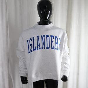 Sudadera ISLANDERS con cuello simulado, 450 GSM, bordado con nombre personalizado, corte holgado, 100% algodón, felpa francesa. - Product Image 2