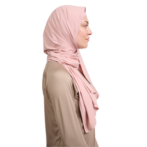 Hijab uni élégant pour femmes, tissu léger et doux, écharpe islamique, vente en gros, recyclable - Product Image 3