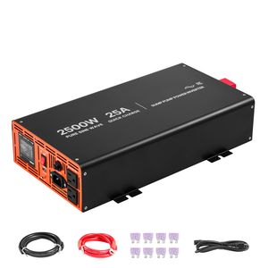 Sistema di Pompaggio Automatico da 2500W con Display LCD, Inverter a Batteria, Uscita Onda Sinusoidale Pura 220V, Tensione di Ingresso 24V - Product Image 1