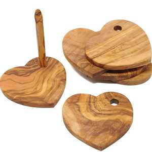 Wholesale Rustic Wooden <b>Coasters</b> Square Wood Cup Mat Deer Pine Tree Table Protectors Heat Resistant <b>Drink</b> <b>Coasters</b> Set <b>Coasters</b> - Product Image 4