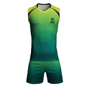 Service OEM, uniformes de volley-ball imprimés, 100% polyester, durables, vente en gros, fabrication directe en usine, nouvelle arrivée - Product Image 1