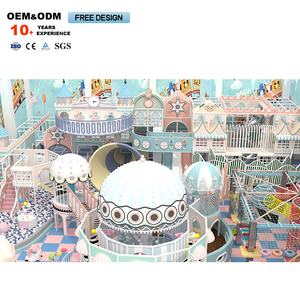 Château rose de style princesse équipement de terrain de jeu intérieur <span class=keywords><strong>bac</strong></span> à <span class=keywords><strong>sable</strong></span> en <span class=keywords><strong>plastique</strong></span> souple aire de jeux pour parcs d'attractions centres commerciaux - Product Image 6