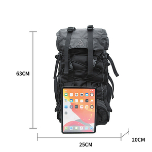 Outdoor Camping Hiking Backpack <b>Large</b> Capacity Waterproof Trekking Rucksack Travel Mountaineering Backpack for Men and Women OEM - Product Image 4