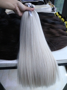 Cuticule alignée à prix d'usine 100% extensions de cheveux humains vierges vietnamiens bruts Style droit de couleur claire - Product Image 3
