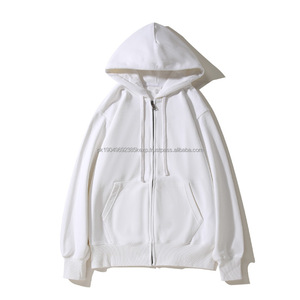 เสื้อคาร์ดิแกนมีฮู้ดแบบรูดซิป380กรัมเสื้อโค้ทผ้าฝ้าย100% มีซิปมีฮู้ดและสเวตเตอร์ผู้ผลิต - Product Image 2