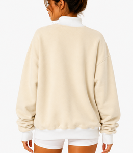 Suéter de Cuello Alto para Mujer, Tejido Suave, 100% Algodón, Informal, con Logotipo Personalizado, Transpirable, Ecológico, para Invierno - Product Image 3