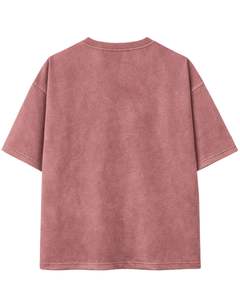 Camiseta Personalizada con Gráfico de Samurái Anime Rosa para Hombre, Algodón, Estilo Urbano, Estampada, Informal, Verano, con Logotipo Personalizado, Fabricante OEM - Product Image 2