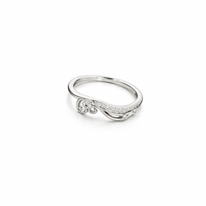 Vintage Scroll Floral <b>Cocktail</b> <b>Ring</b> Women Elegant Filigree Design Polished Finish Wedding Party - Product Image 1