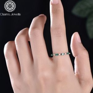 Bague de fiançailles classique pour femme en moissanite plaquée or rose avec sertissage à griffes - Product Image 4