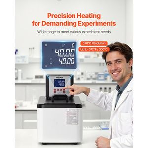 Dispositivo da Laboratorio Termostatico ad Alta Temperatura 6 L, Serbatoio Riscaldante a Temperatura Costante 300 Gradi Celsius/572 Gradi Fahrenheit, Precisione 0.1°C - Product Image 2