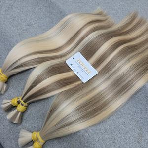 Cheveux humains naturels bruts, non traités, lisses, en vrac, reconnus pour servir les fabricants d'extensions de luxe et les salons de haut niveau - Product Image 4