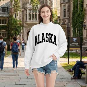 Everyday <b>Lounge</b> Women's <b>Hoodie</b> Pullover with <b>Oversized</b> Comfort Terry Fabric Front Logo Casual Streetwear - Product Image 1