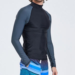 Camiseta Deportiva Cody Luna para Hombre, Manga Larga, Protección UV, Color Negro y Gris, Secado Rápido, Antibacteriana, Poliéster/Nailon - Product Image 3