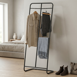 Modern Metal Coat <b>Rack</b> Freestanding Minimalist Design Stable Living Room Furniture Bedroom Use - Product Image 1