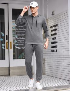 Conjunto Deportivo Ligero de Verano para Hombre, Sudadera con Capucha de Malla de Poliéster, Pantalones Deportivos, Verde Neón, Secado Rápido, para Gimnasio, Entrenamiento y Deportes - Product Image 2