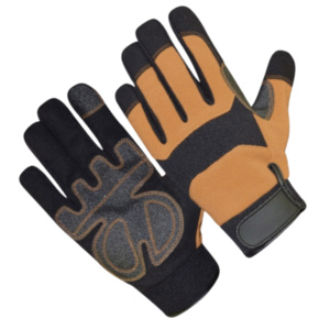 Gants de travail en cuir synthétique Amara, gants de sécurité pour la construction, gants de sécurité renforcés résistants à l'abrasion et à la chaleur - Product Image 2