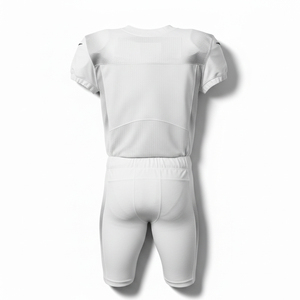 Uniforme de football américain personnalisé, impression par sublimation, panneaux latéraux en mesh à séchage rapide, coupe performante, ensemble complet pour adultes et jeunes - Product Image 2