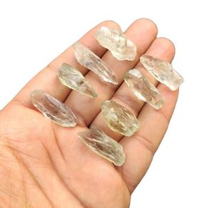 Venta al por mayor 5 piezas de piedras preciosas de amatista verde natural joyería suelta piedra sin tratar piedra cruda - Product Image 1