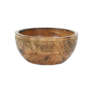 Bols en bois de la meilleure qualité pour la cuisine et la table à manger, en bois de manguier, sculptés à la main, logo personnalisé, qualité alimentaire pour restaurant - Product Image 1