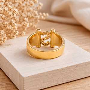 <b>Initial</b> Round Cut Lab Grown Diamond Engagement <b>Ring</b> For Color E Clarity VVS 0.7 Carat Bezel Set Classic Fine Jewelry Foe Women - Product Image 5