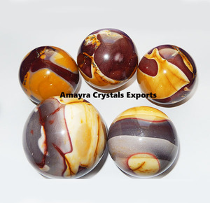 MOOKAITE AGATE Gemstone Sphere Wholesale Natural Handmade Waterproof Crystal Spheres From Gujarat-Amayra Crystal Exports - Product Image 3