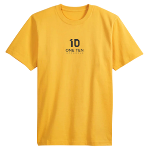 เสื้อยืดผู้ชายไซส์ใหญ่ สีเหลือง ผ้าฝ้ายพรีเมียม คอกลม แขนสั้น สไตล์ลำลอง โอเวอร์ไซส์ ทนทาน ใส่ได้ทุกวัน สตรีทแวร์ - Product Image 1