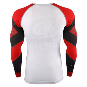 Chemises de compression pour hommes, service OEM, meilleures ventes, tissu spandex premium, chemise de compression athlétique, en promotion. - Product Image 2