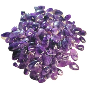 Las piedras preciosas sueltas de la mejor calidad al por mayor incluyen amatista cabujón de cuarzo natural ambos lados pulidos bajo precio ópalo Esmeralda - Product Image 5