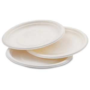 Plato Redondo de Bagazo de 7 Pulgadas, Opción Sostenible para Cada Comida, Platos Desechables Ligeros, Precio de Fábrica al por Mayor - Product Image 5