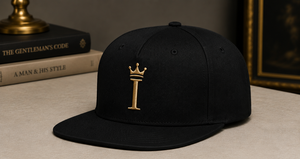 Gorra Snapback Personalizada al por Mayor con Bordado 3D Dorado, Logotipo de Corona, Sarga de Algodón Negra, Estilo Hip Hop, Visera Plana, 5 Paneles, Alta Calidad - Product Image 2