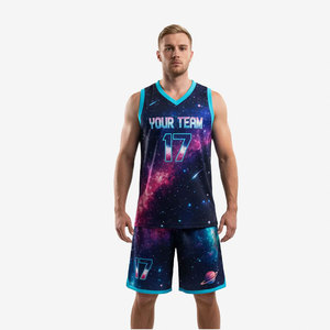 Tenue de Basketball pour Adultes 100% Polyester, Vêtements de Sport, Design Personnalisé par Sublimation, Coupe Athlétique - Product Image 5