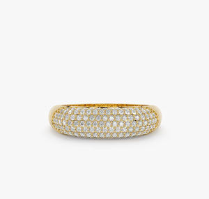 Anillo de Diamante Cultivado en Laboratorio con Corte Brillante, Certificado IGI, Chapado en Oro de 14K, Estilo Vintage, Joyería de Lujo para Uso Diario Femenino - Product Image 1