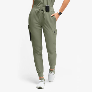 Women's <b>Summer</b> Cargo Jogger Pants Anti-Wrinkle Flat Casual Bottoms Travel-Ready Comfort <b>Trousers</b> Regular Fit Fashionwear - Product Image 2