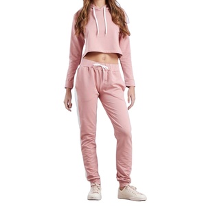 Survêtements de sport pour femmes personnalisés, avec cordon de serrage, couleur unie, grande poche, pour activités de plein air - Product Image 1